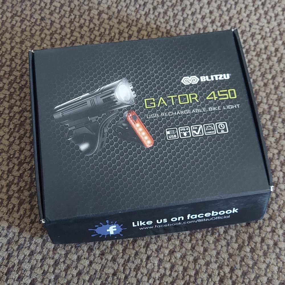 Blitzu Gator 450 Rechargeable Bike/Scooter Light